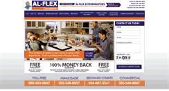 Desktop Screenshot of alflexexterminatorsyp.com